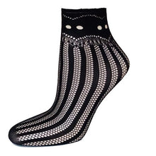 21Colors Fashion Transparent Fishnet Socks Women Lace Nylon Hollow Out Ankle Length Short Socks Ladies Calcetines De Mujer #03 GS