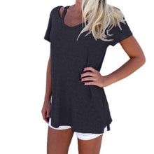 3 Colors New Fashion Women  V-Neck Short Sleeve T-Shirt Casual Tee Tops Female Camisetas Mujer Verano  #23 GS