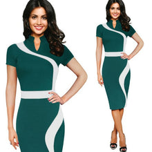 3 Colors   Dress Women Elegant Mandarin Collar Women Dress Ladies Party Pencil Work Dress Women Clothes Robe Femme GS