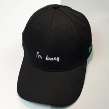 3 Colors Women Men Couple Embroidery Letter I'M Busy Baseball Cap Cotton Snapback Hip Hop Flat Hat Women Men   #01 GS