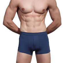 4 Colors  New Hot Men Underwear High Quality Bamboo Fiber Solid Men's Boxers Soft Underpaties Men Male Shorts Panties GS