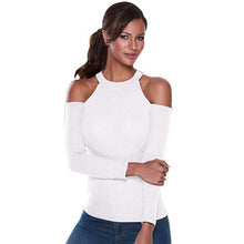 4 Colors Sexy Off Shoulder T-shirt Camisas Femininas  Women  Long Sleeve t Shirt Fashion Ladies Tops Tee Shirt Femme GS