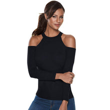 4 Colors Sexy Off Shoulder T-shirt Camisas Femininas  Women  Long Sleeve t Shirt Fashion Ladies Tops Tee Shirt Femme GS