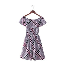 5 Colors Fashion Women Off Shoulder Dress Floral PrintGirls Womens Dresess Boat Neck Strapless Cute Dress Female Vestidos GS