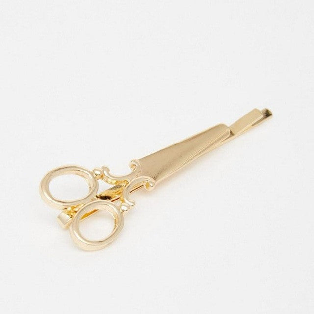 5PC/LOT  New Fashion Novelty Hair Clip For Women Girls Alloy Scissors Shiape Hair Accessories Headpiece Headwear Wholesale GS