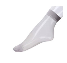 5Pair/lot Transparent Socks Women New  Rayon Nylon Sexy Lace Top-Ankle Short Socks crystal Slik Ultrathin Socks Female #05 GS
