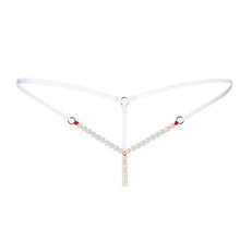 7 Colors New Sexy Women Pearl Beading G-String And Thongs Solid Low Waist Underwear Women bragas mujer #419 GS