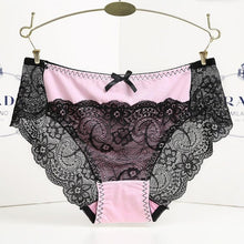 7 Colors Sexy Underwear Women Panties Cotton Blend Lace Transparent Women Panties Underwear Ladies  Culotte Femme GS
