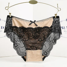 7 Colors Sexy Underwear Women Panties Cotton Blend Lace Transparent Women Panties Underwear Ladies  Culotte Femme GS