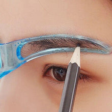 7cm*12.5cm Professional Beauty Tool Makeup Grooming Drawing Blacken Eyebrow Template Random Color Anne GS