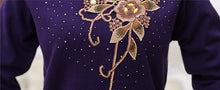 8 color new Fashion women sweater flower embroidery floral knitted wool lady top female pullover shirt S- XXXL 9698 GS