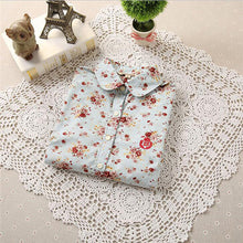 Autumn Female Floral Print Blouses Long Sleeve Fashion Cotton Blusas Femininas Japanese Style Tops 70017 GS