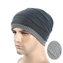 New Fahsion  Cool Knitted Wool Mens Hat Beanies Men Warm skullies Casual Hip Hop Cap 2 Use  Hats For Men GS