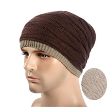 New Fahsion  Cool Knitted Wool Mens Hat Beanies Men Warm skullies Casual Hip Hop Cap 2 Use  Hats For Men GS
