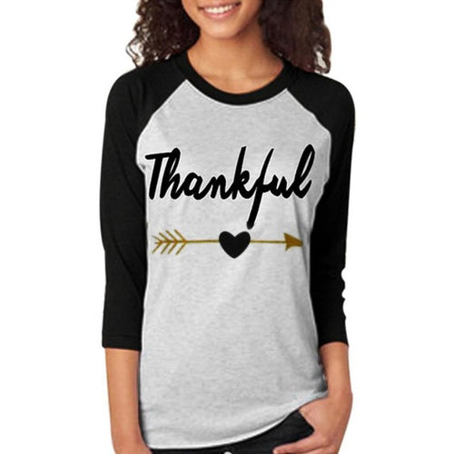 Women T-Shirts  Letter Print Long-Sleeve T Shirts Vintage Female Shirt Basic O Neck Ladies Tops Camisetas Mujer GS