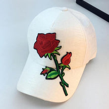 Baseball Cap Women   Applique Embroidery Snapback caps Women Hip Hop Flower Hats Women Bones Gorras Beisbol #23 GS