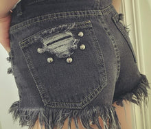 Beading High Waist Women Denim Shorts  New Female Summer Skinny Burrs Short Jeans Korea Fashion Letter Print Short 71156 GS