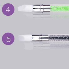 1Pcs Pencil Strass Head Nail Art Brush Nail Silicone Brushes With Acrylic Strap Acrylic + Silica Gel Material Anne GS