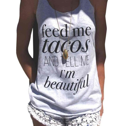 Black White Letter Tanks Tops Women Sleeveless Sexy Tank Tops  Summmer Style Vest T-Shirt Ladies haut femme Hot Sale #23 GS