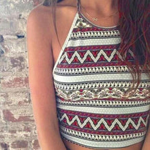 Boho  Style  Hot Sexy Women Tank Tops Bustier Vest Backless Bandage Crop Top Bralette Shirt Cami Women Cropped #1210 GS