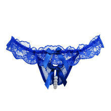 Bragas mujer  Sexy Women Underpanties Pearl Lace Open Crotch Thongs And G-String Mesh Ladies Low Waist Underwear panties &03 GS
