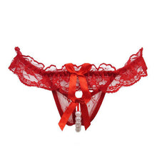 Bragas mujer  Sexy Women Underpanties Pearl Lace Open Crotch Thongs And G-String Mesh Ladies Low Waist Underwear panties &03 GS
