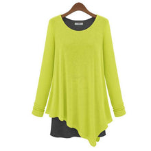 Brand New Fashion Blusas Femininas Long Sleeve Cotton O-neck Hot  Tops 70018 GS