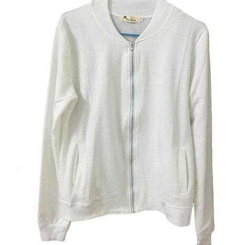 Brand New Streetwear Zip-up Sweatshirts Long Sleeve Plus Size Stand Letter Vogue 92 Coat With Zipper 70097 GS