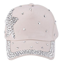 Children Cap For Girls  Fashion women's hats Baseball Cap Rhinestone Star Shaped Boy Girls Snapback Hat 5 Colors hat GS