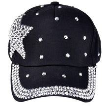 Children Cap For Girls  Fashion women's hats Baseball Cap Rhinestone Star Shaped Boy Girls Snapback Hat 5 Colors hat GS