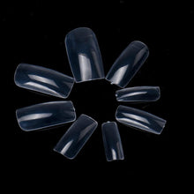 100Pcs Acrylic False Fake Nail Art Fingernail Full French Style Easy to apply hold with nail glue Anne GS