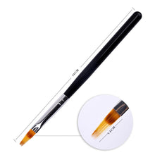 DIY Handle UV Gel Nail Art Tip Care Pen Brush Manicure Tool Nylon Hair material Anne GS
