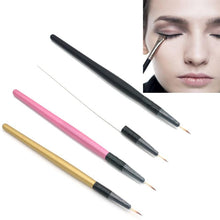 Eyeliner Brush Makeup Brush Eyeliner Cosmetic Makeup Tool wooden handle +advanced aluminum tube + fiber Material pincel GS