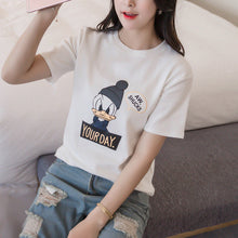 Embroidery T-shirts New  Women Summer T Shirt Fashion Tops Plus Size Female Short Sleeve t shirts 72610 GS