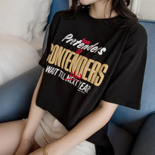 Embroidery T-shirts New  Women Summer T Shirt Fashion Tops Plus Size Female Short Sleeve t shirts 72610 GS