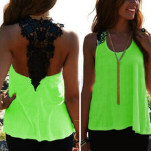 European Style  T shirt Women Tops Tees New Hot Solid Sleeveless Lace Backless T-shirt Woman Clothes Ladies tee shirt femme GS