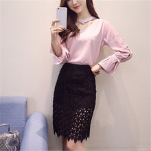 Fashion  New Women Plus Size Pencil Heart Hollow Out Lace Skirt Mini Female Hot  Sexy Mini Skirt 72502 GS