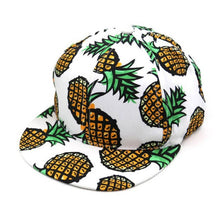 Fashion   Baseball Cap Pineapple Pattern Cotton Canvas Snapback Hat Adjustable Baseball Cap Hip-hop Hats Female #03 GS