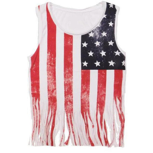 Fashion   Sexy Print Tassel Sleeveless Tank Top For Women Cotton Camisole tops women's Tops #52 GS