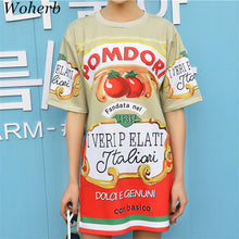 Fashion 3D Cartoon Character Letter Print New  Summer Women Vestidos Casual Short Sleeve Dress Plus Size Loose Dresses GS