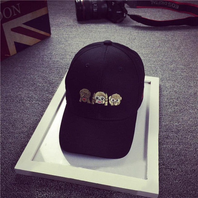 Fashion Style  New Unisex Baseball Cap Cotton Hat Men Women Snapback Casual  Caps 3 Colors Casquette GS