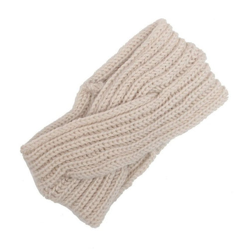 Fashion Women Headband Crochet Knitting Wool Solid  Warm Headbands For Women Ear Warmer Headwrap Hair Accessories LY GS