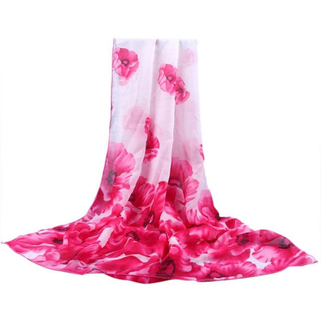 Fashion Women Long Soft Wrap scarf Ladies Shawl Chiffon Scarf Scarves BU GS