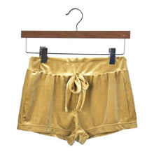 Fashion Women Short Femme   Ladies Crushed Velvet Drawstring Slim Skinny Casual Shorts High Waist Short Pants Women#63 GS