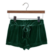 Fashion Women Short Femme   Ladies Crushed Velvet Drawstring Slim Skinny Casual Shorts High Waist Short Pants Women#63 GS