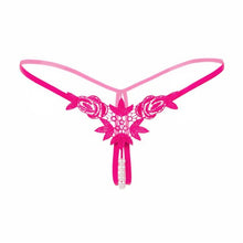 Fashion Womens Sexy Underwear Pearls Open Crotch Thongs G Strings Women Briefs Lingeri Panties Knickers Tangas Bragas Female GS