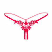 Fashion Womens Sexy Underwear Pearls Open Crotch Thongs G Strings Women Briefs Lingeri Panties Knickers Tangas Bragas Female GS