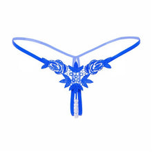 Fashion Womens Sexy Underwear Pearls Open Crotch Thongs G Strings Women Briefs Lingeri Panties Knickers Tangas Bragas Female GS