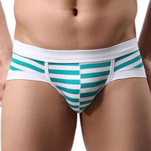 Fashon Hot Men's Underwear Briefs Cotton Striped Men's Underpanties Short Hombre Triangle Panties Male ropa interior GS