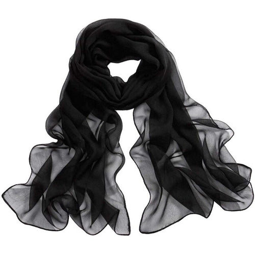 Girls Women Long Soft Thin Wrap Lady Shawl Chiffon Scarf Beach Scarves YLYL GS
